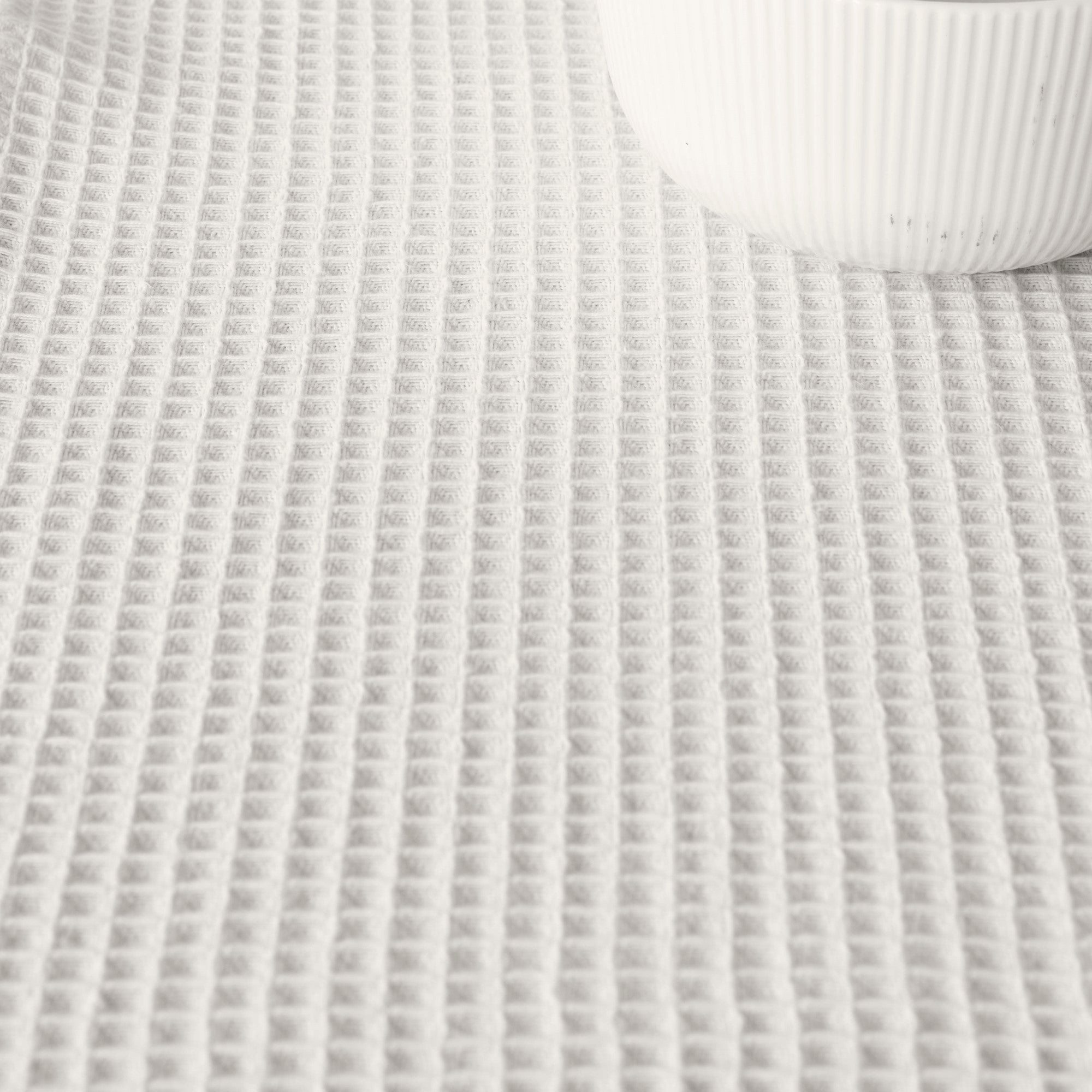 Natural Waffle Table Runner 45x140 cm
