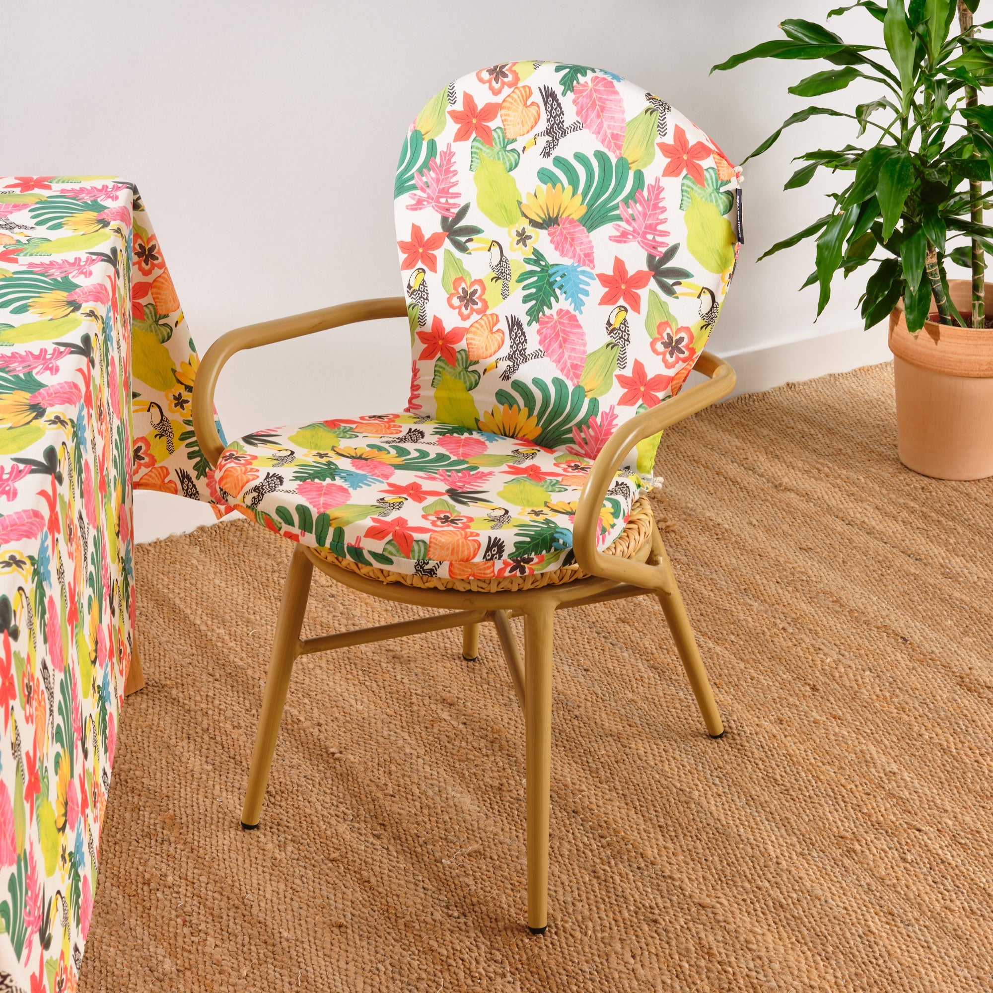 Outdoor chair cushion 0120-404 48x90 cm