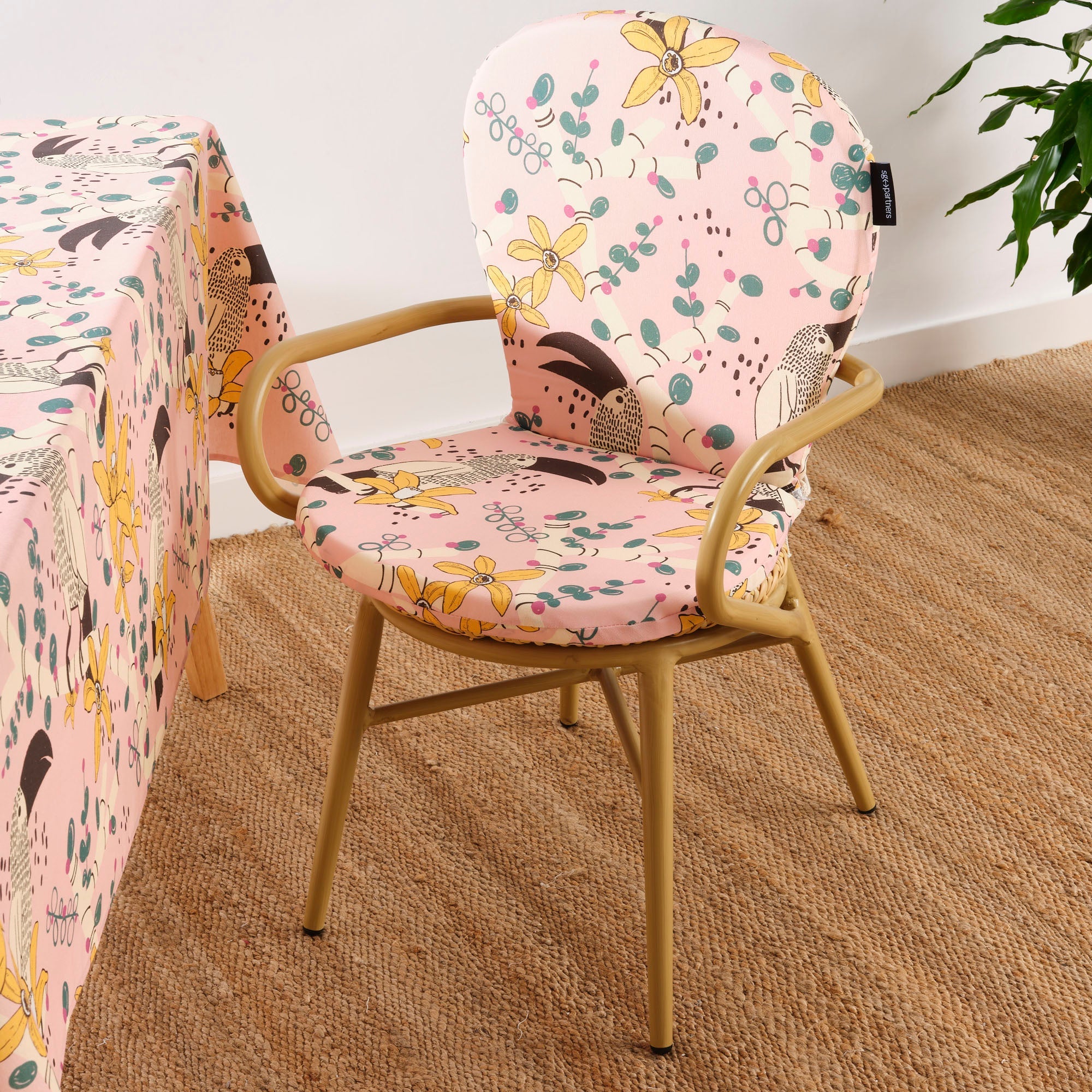 Outdoor chair cushion 0120-409 48x90 cm