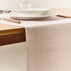 Pink table runner 45x140 cm