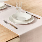 Pink table runner 45x140 cm
