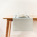 Chemin de table bleu 45x140 cm