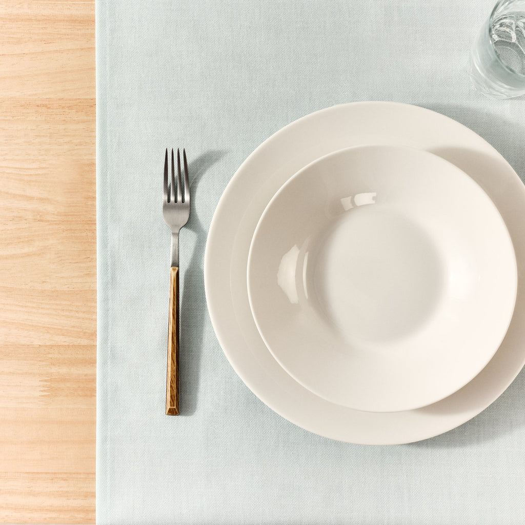 Chemin de table bleu 45x140 cm