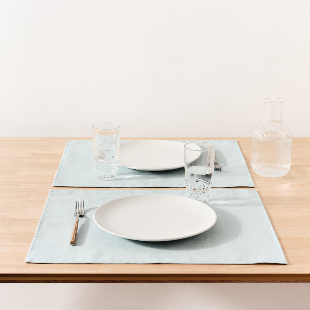 Pack of 2 units Blue individual tablecloth 50x40 cm