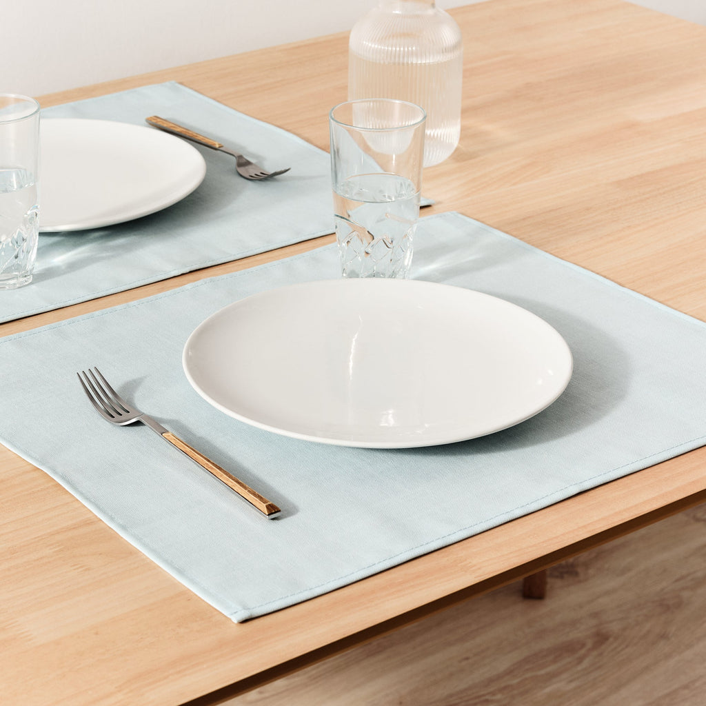 Pack of 2 units Blue individual tablecloth 50x40 cm