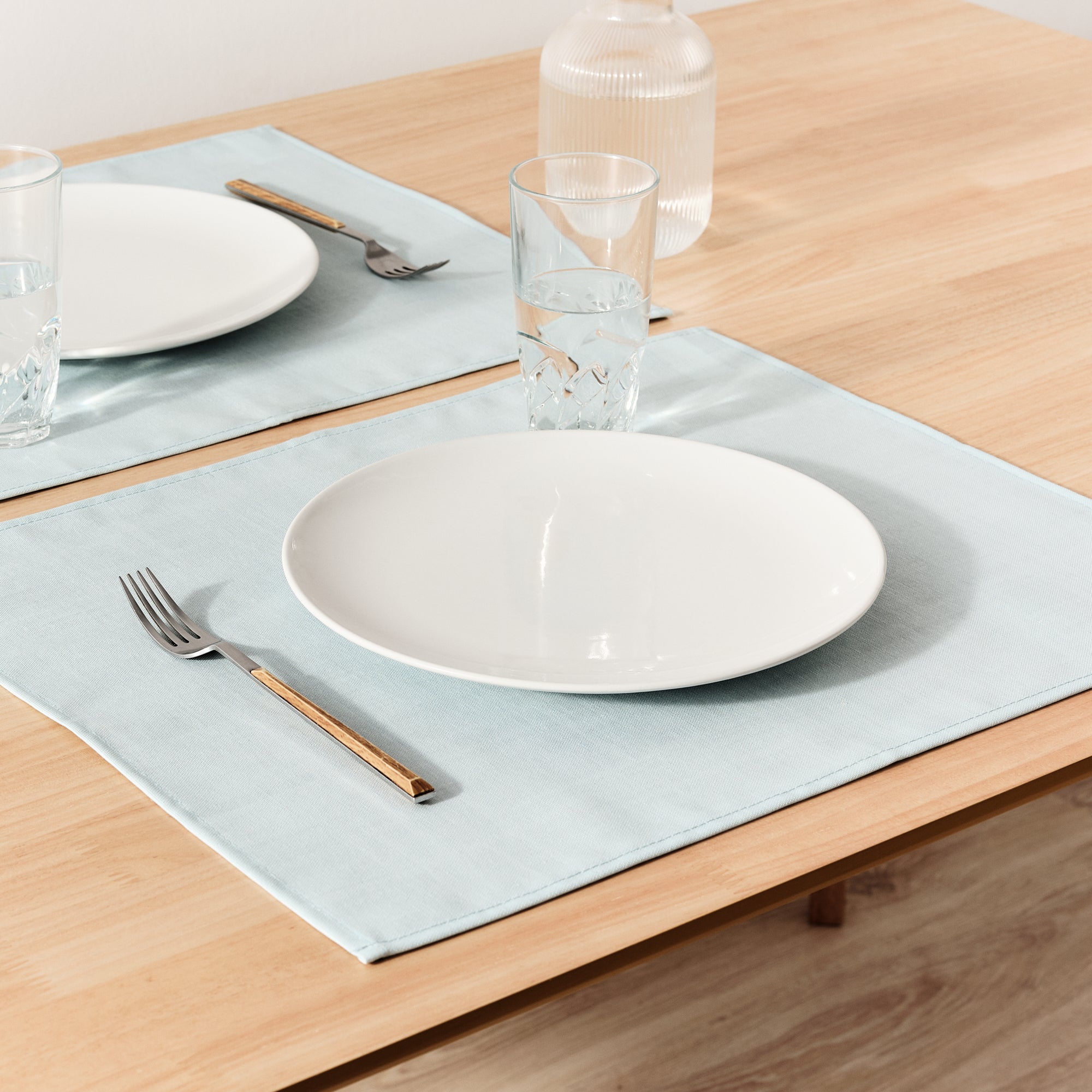 Pack of 2 units Blue individual tablecloth 50x40 cm