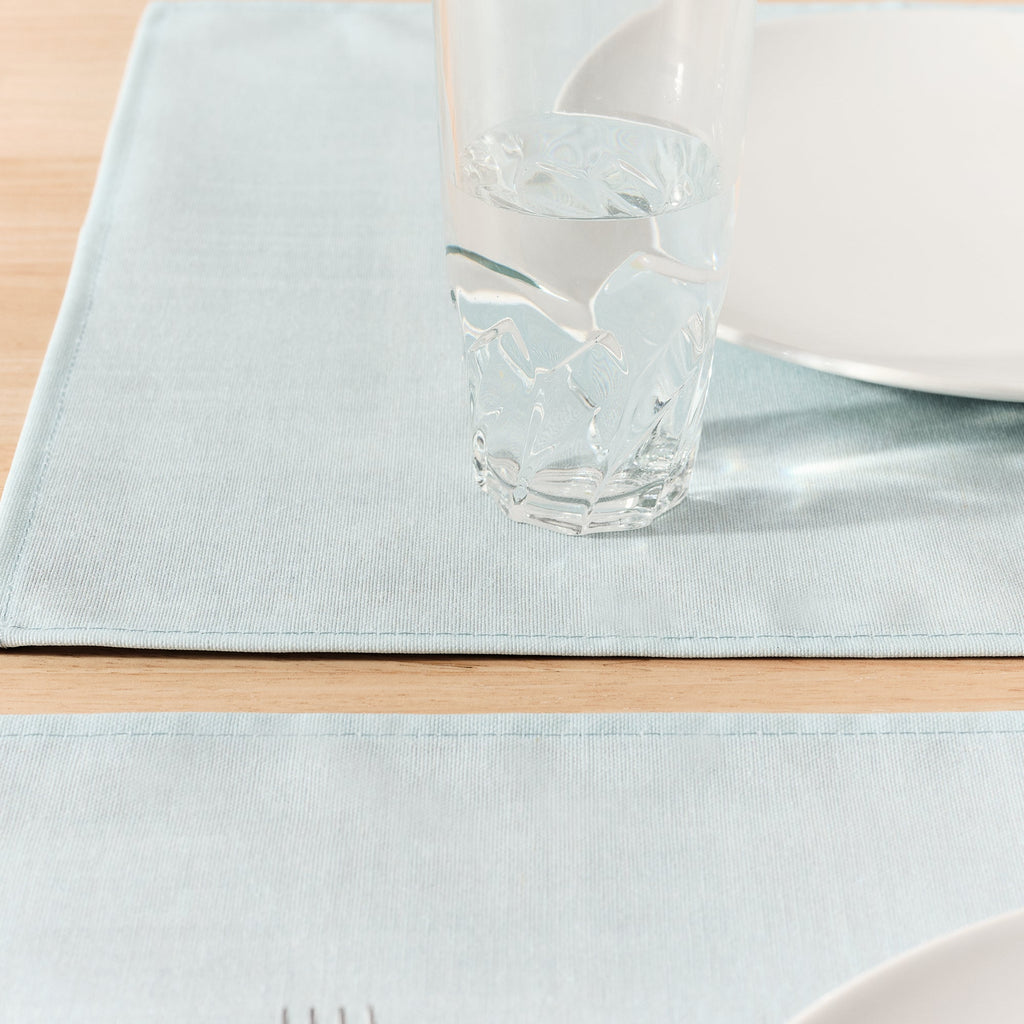 Pack of 2 units Blue individual tablecloth 50x40 cm