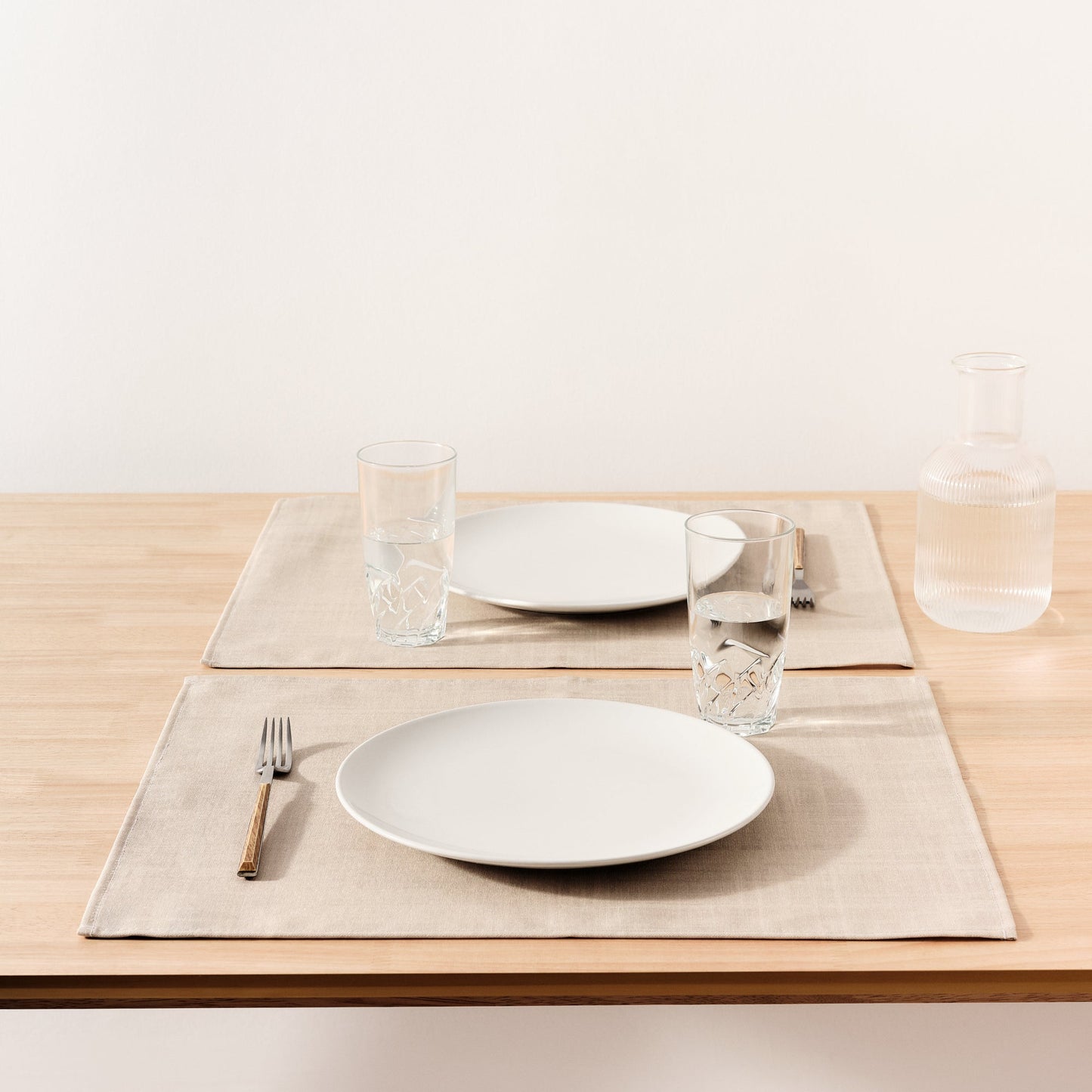 Pack 2 unidades mantel individual Beig 50x40 cm