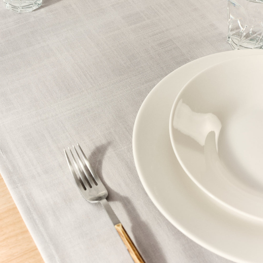 Chemin de table gris 45x140 cm