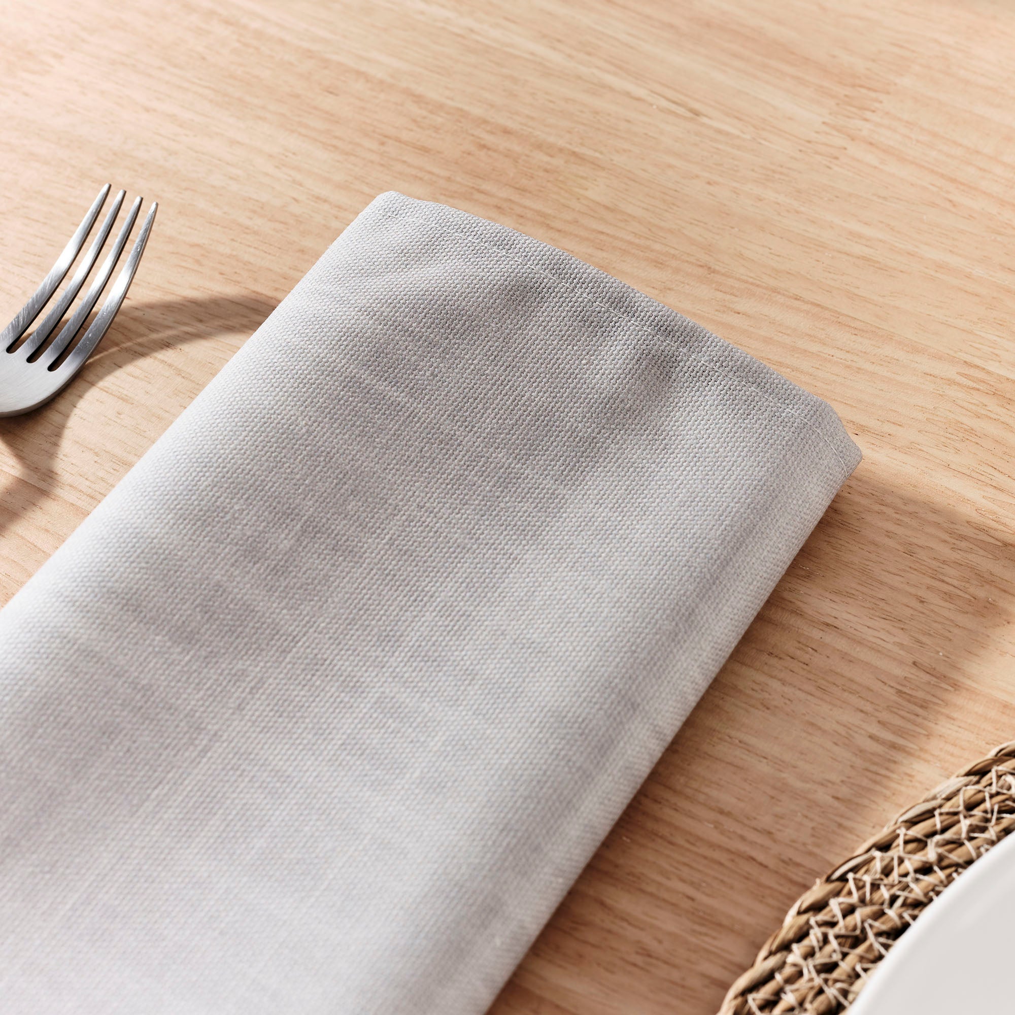 Pack de 2 unités de serviettes Gris 50x50 cm
