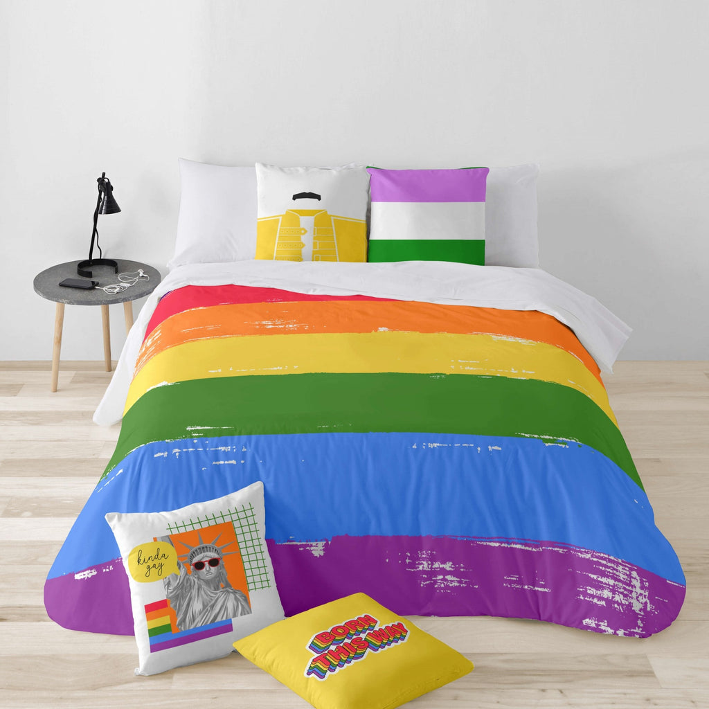 Pride 62 microsatin duvet cover