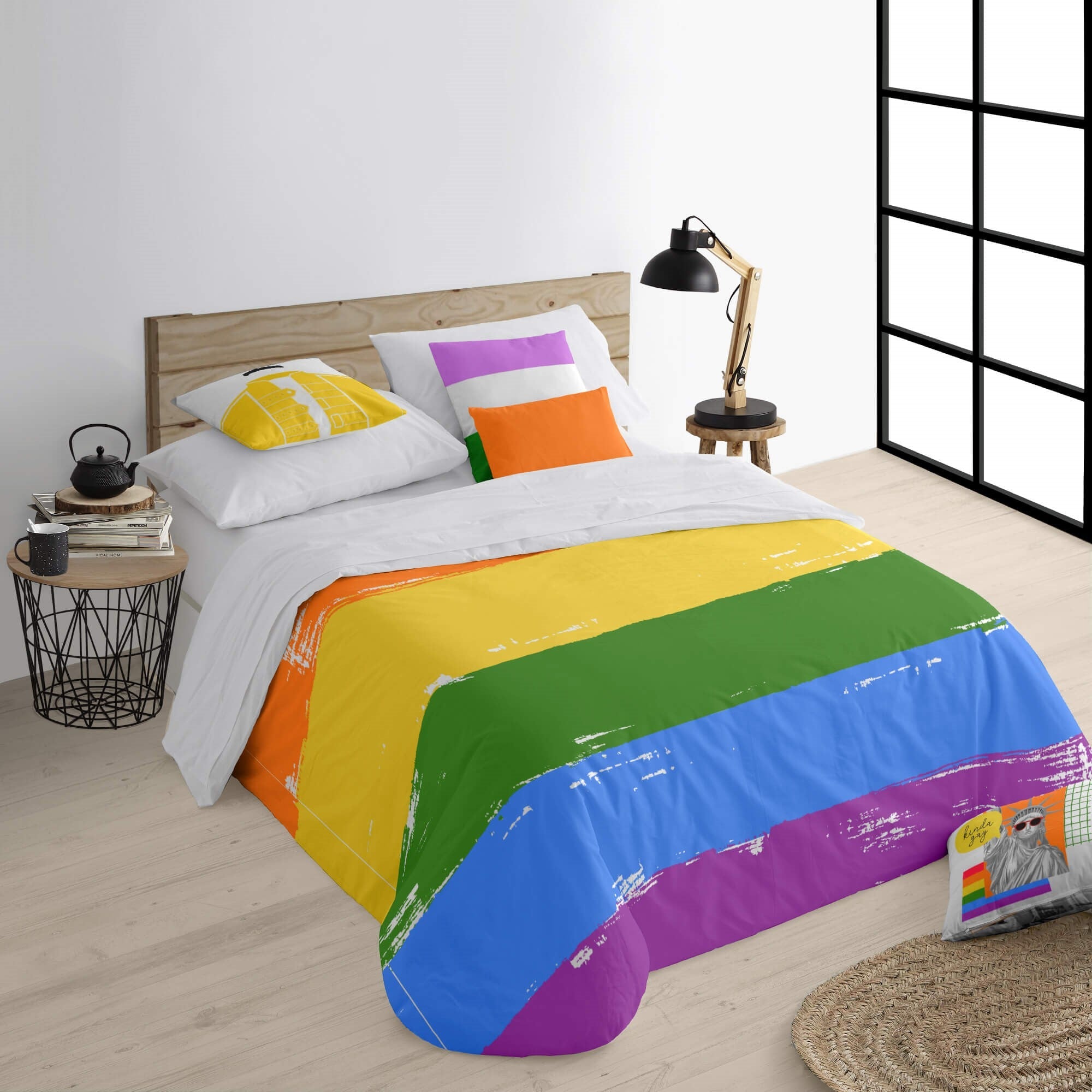 Pride 62 microsatin duvet cover