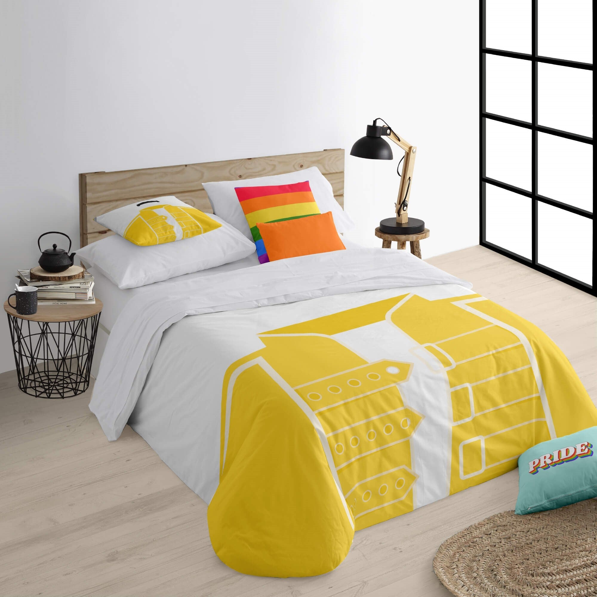 Pride 68 microsatin duvet cover