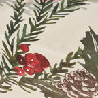 Christmas Flowers 2 stain-resistant tablecloth