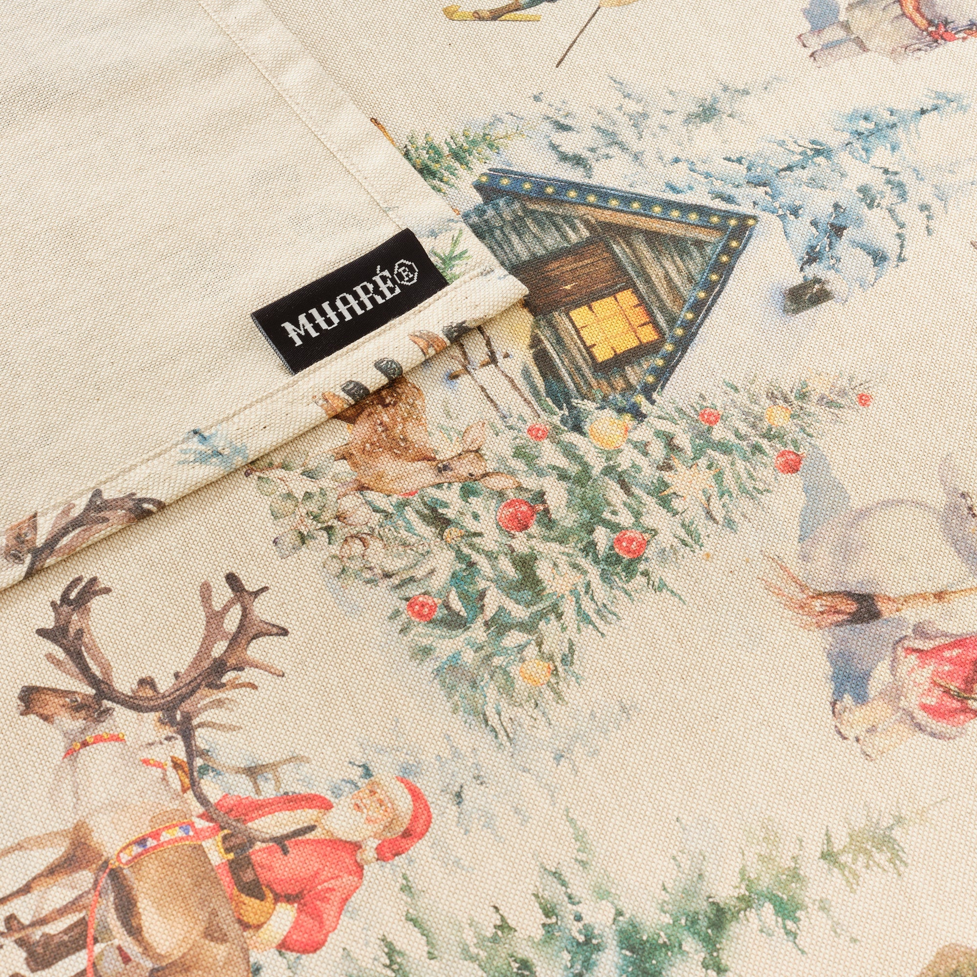 Christmas Landscape fabric tablecloth 1
