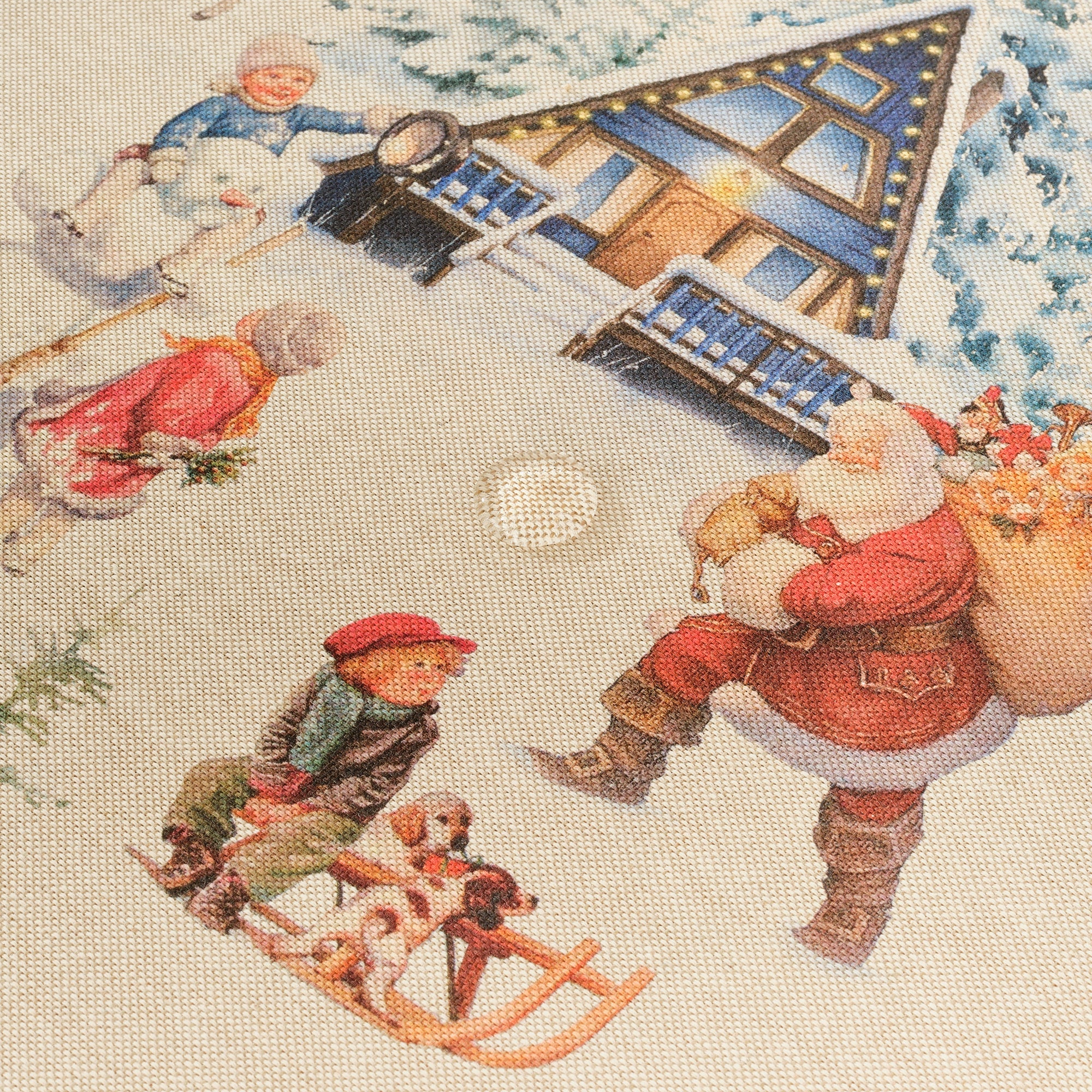 Christmas Landscape fabric tablecloth 1