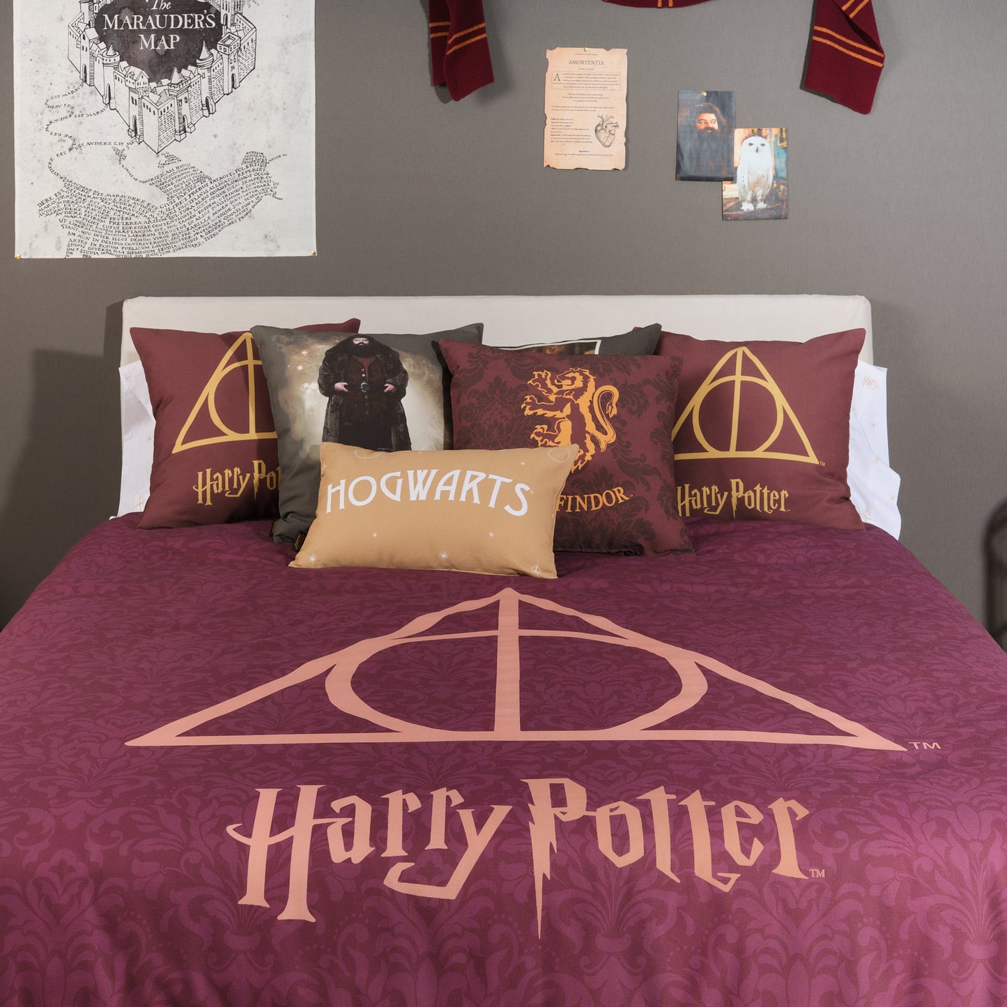Funda nórdica 100% algodón Deathly Hallows Damascus