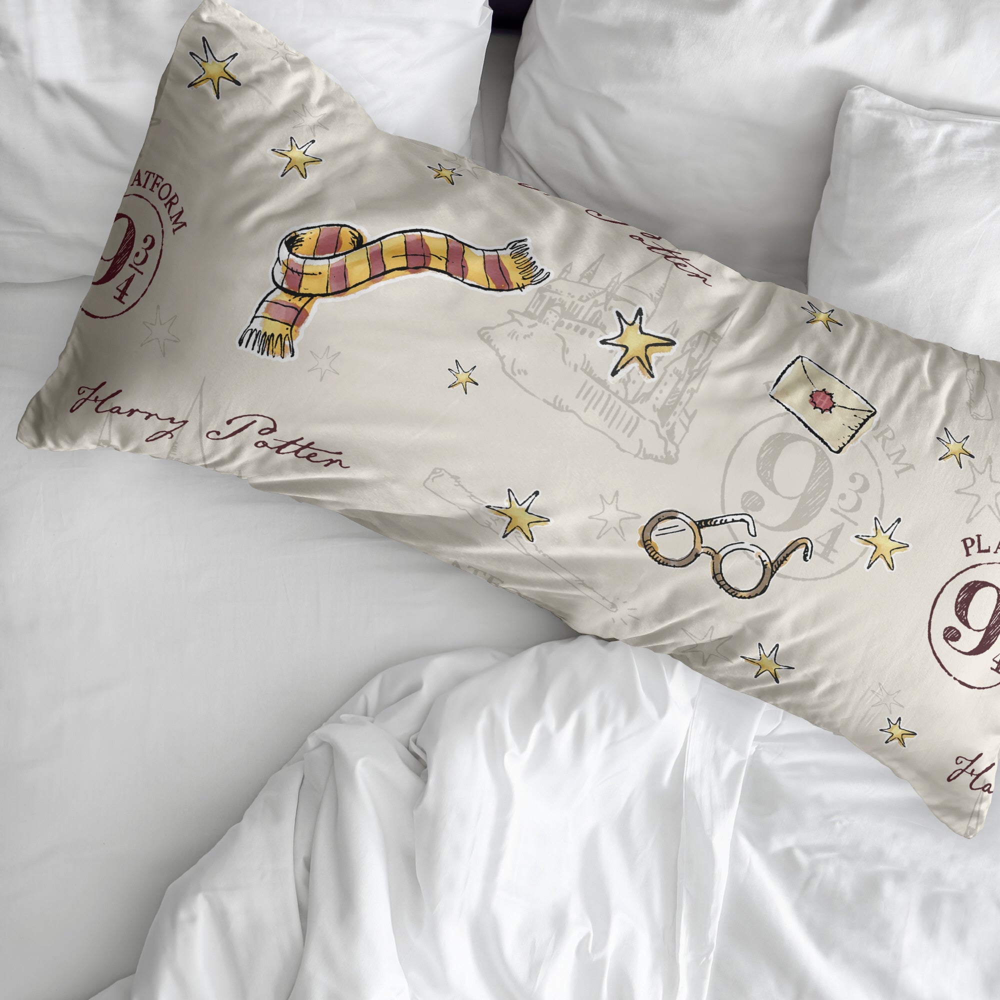 100% Cotton Gryffindor Scarf Pillowcase