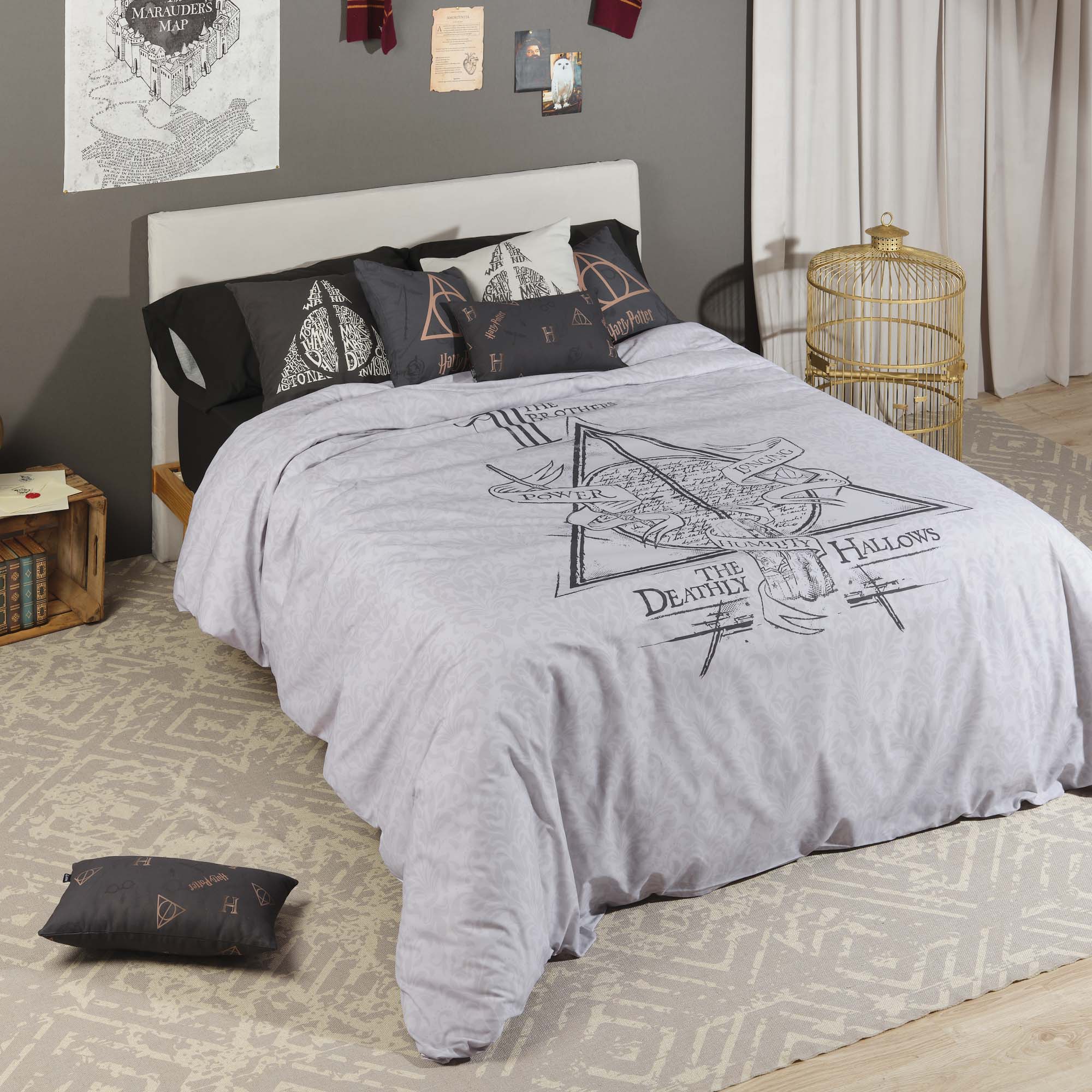 100% cotton duvet cover Deathly Hallows Legend