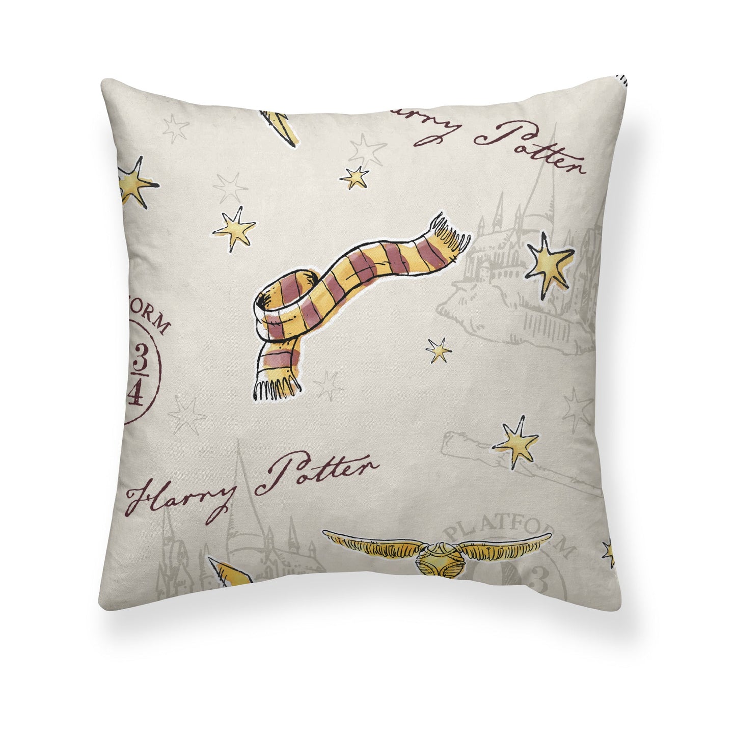 Funda de almohada 100% algodón Gryffindor Scarf