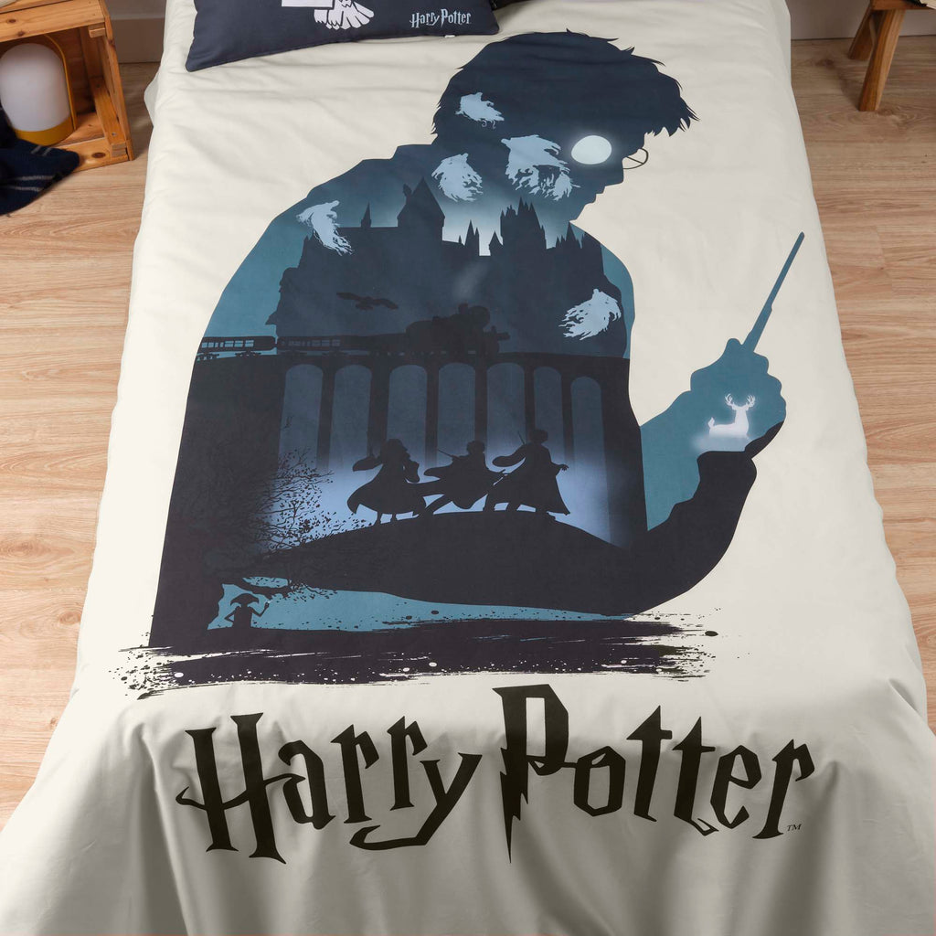 Harry Silhouette 100% cotton duvet cover