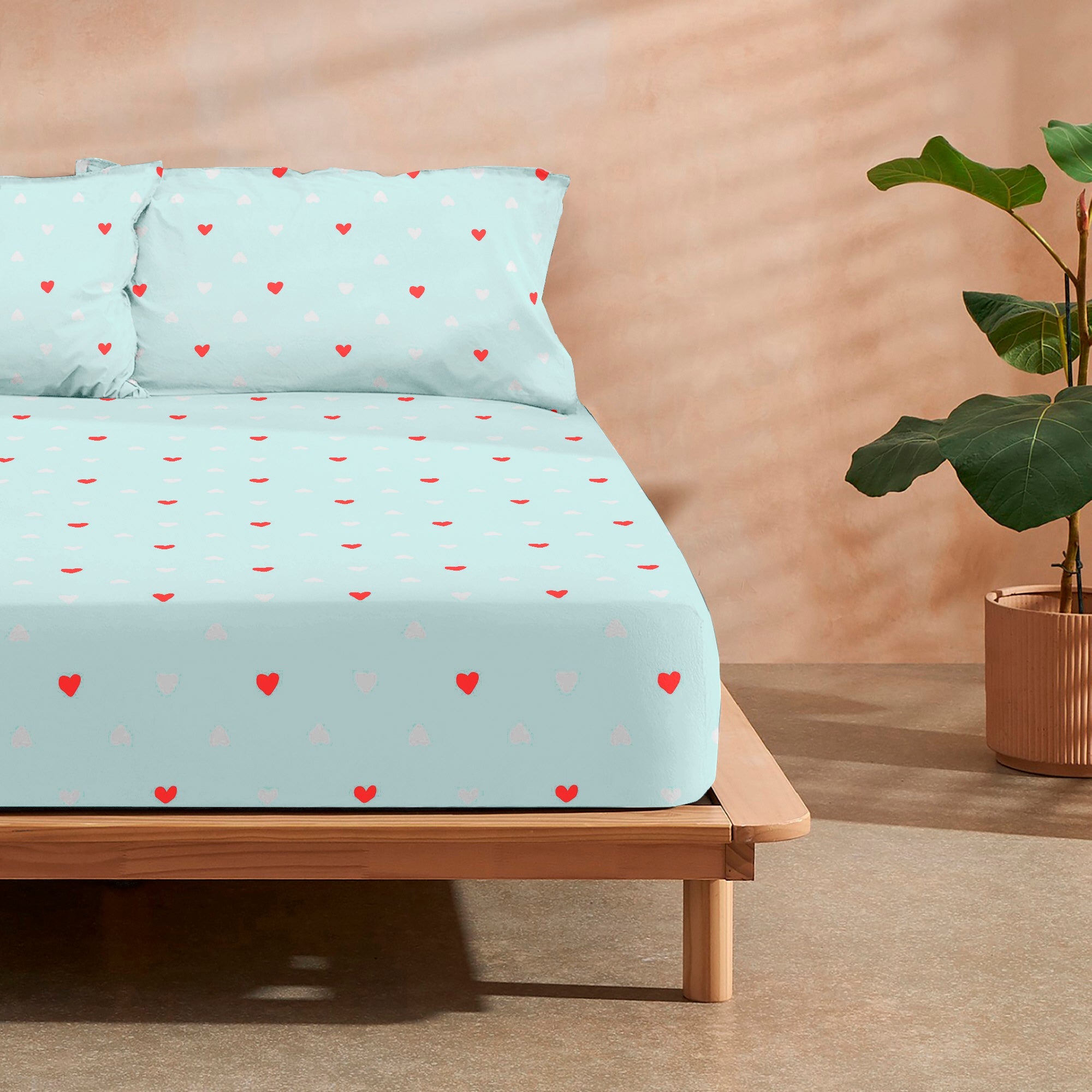 Clarilou 100% cotton sheet set Love me slowly