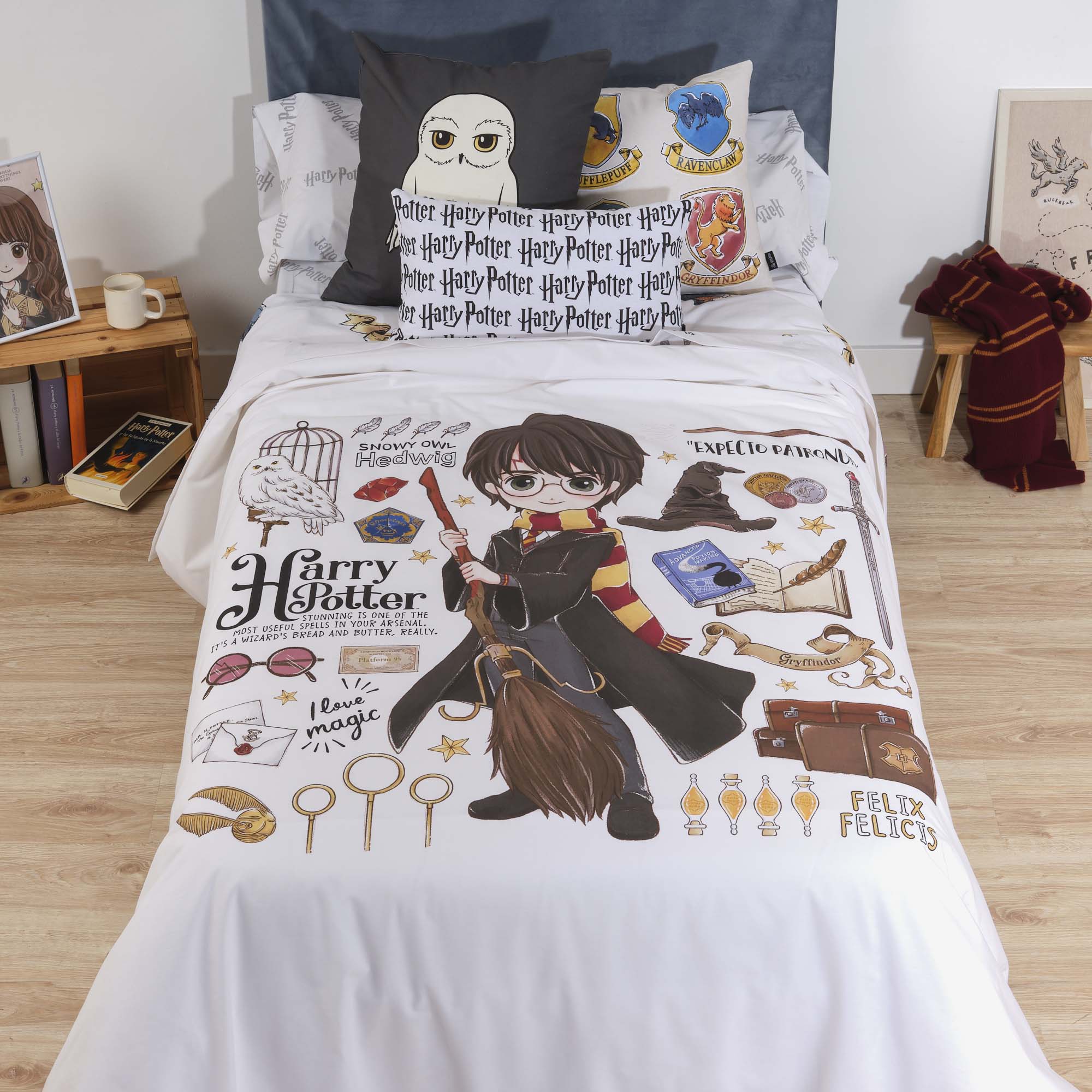 100% cotton duvet cover I Love Magic