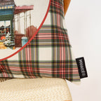 Funda de cojín 100% algodón Christmas City A 50x50 cm