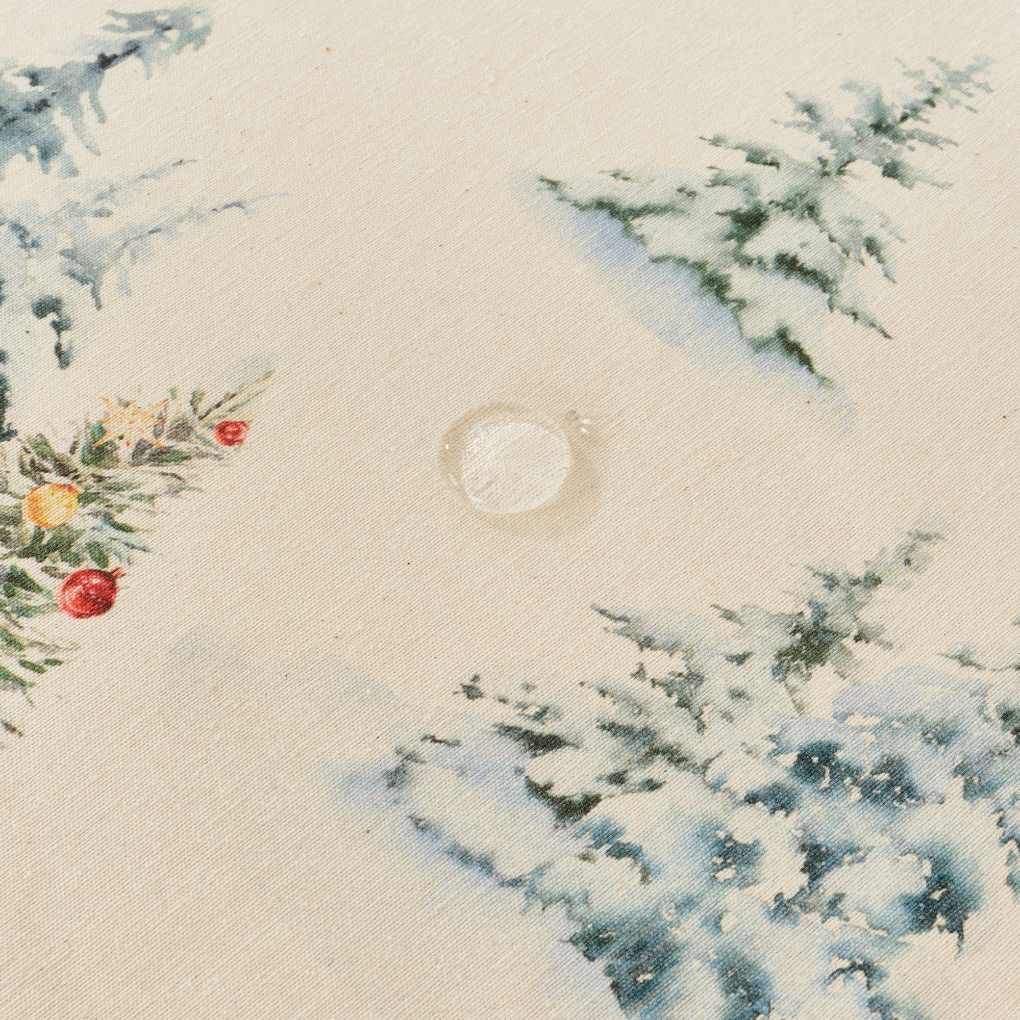 Christmas Landscape fabric tablecloth
