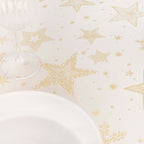 Jacquard tablecloth 31114A Natural Gold Lurex