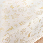 Jacquard tablecloth R22119 Natural Gold Lurex