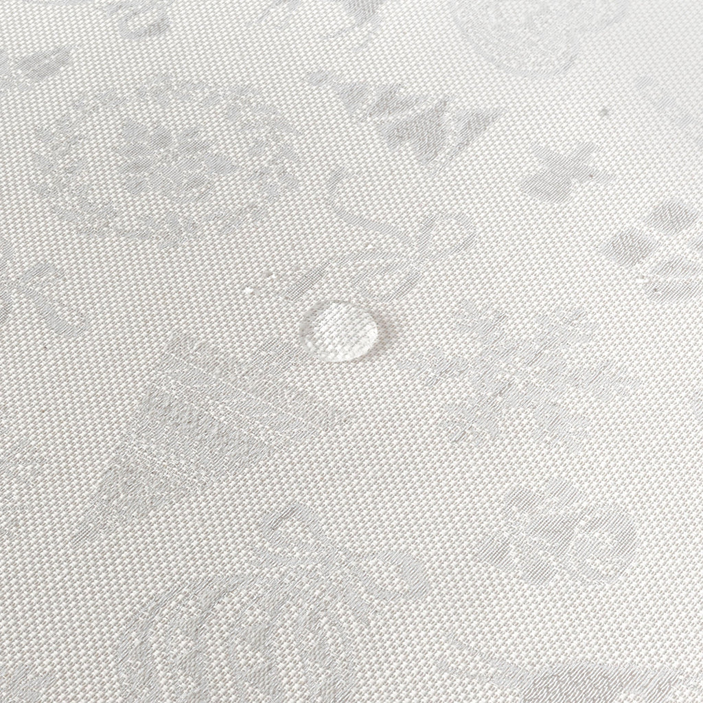 Jacquard tablecloth R22119 Natural Silver Lurex