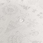 Jacquard tablecloth R22119 Natural Silver Lurex