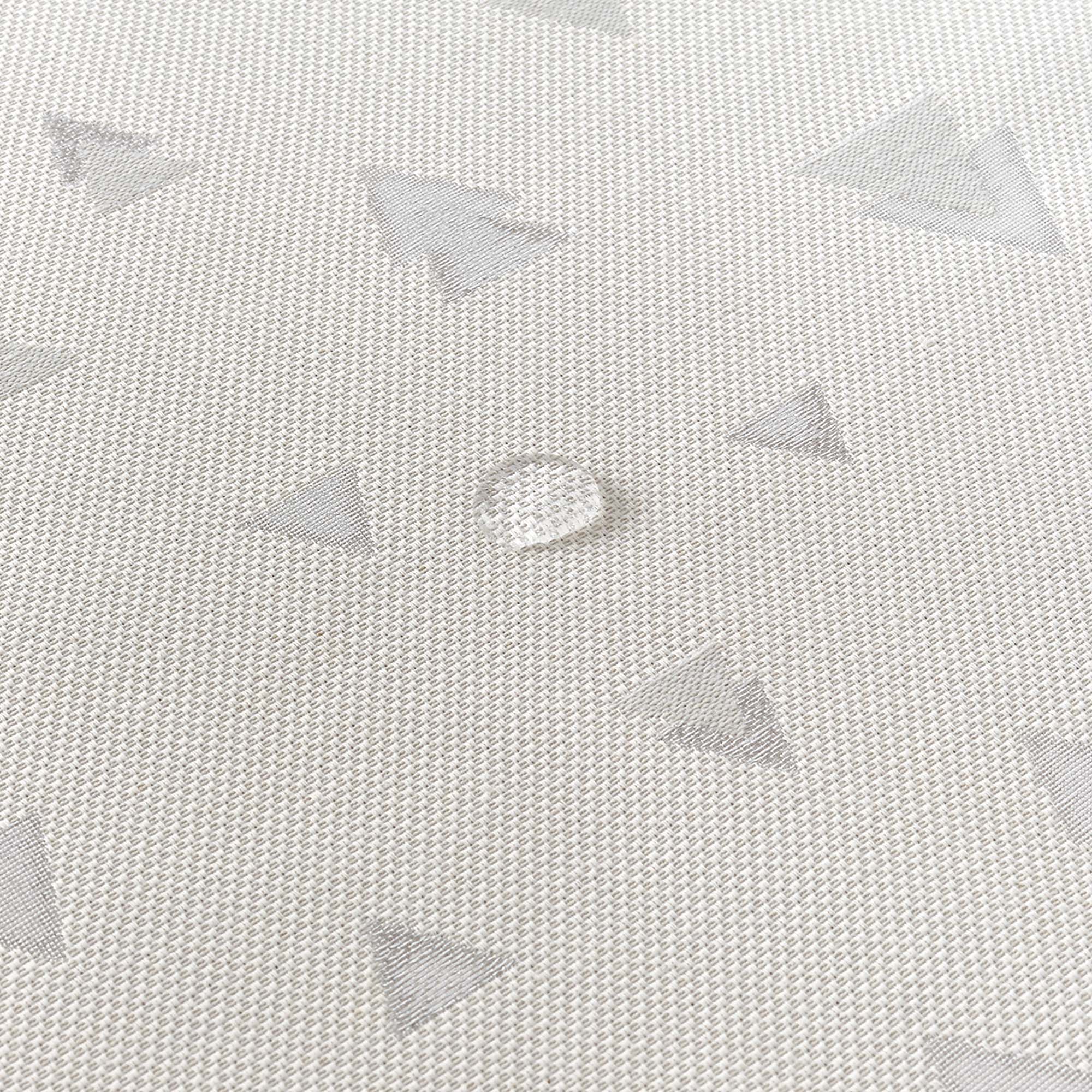 Mantel tacto tela jacquard Navidad Astroni Lurex R22120 Natural Plata