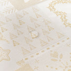 Nappe Jacquard R22124 Lurex Or Naturel