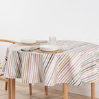 Mantel redondo antimanchas Naiara 4-100