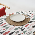 Lapland stain-resistant round tablecloth 51-100