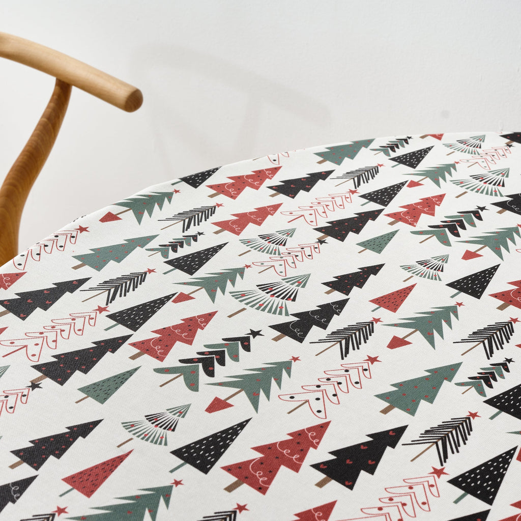 Lapland stain-resistant round tablecloth 51-100