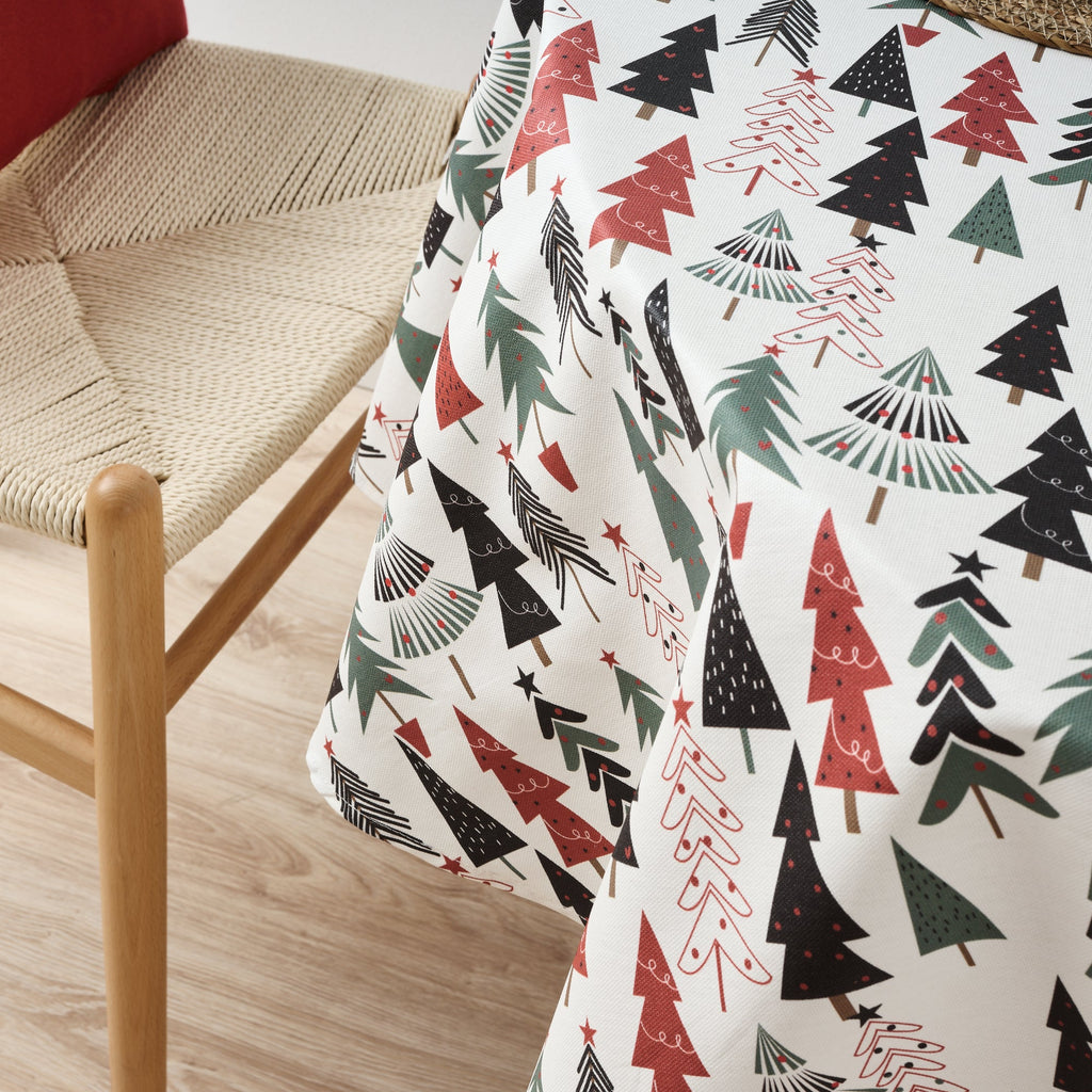 Lapland stain-resistant round tablecloth 51-100