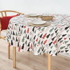 Lapland stain-resistant round tablecloth 51-100