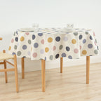 Round stain-resistant tablecloth 0120-160