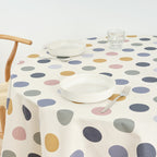 Round stain-resistant tablecloth 0120-160