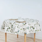 Round stain-resistant tablecloth 0120-362