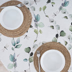 Round stain-resistant tablecloth 0120-362