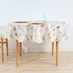 Round stain-resistant tablecloth 0120-415