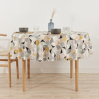 Round stain-resistant tablecloth P20