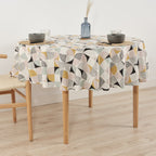 Round stain-resistant tablecloth P20