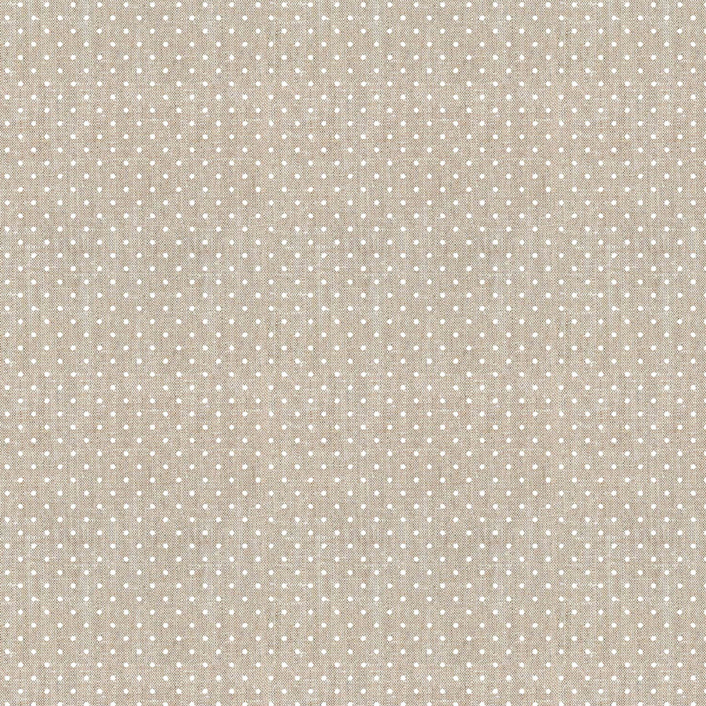 Plumeti White stain-resistant round tablecloth