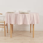 Round stain-resistant tablecloth 0120-312