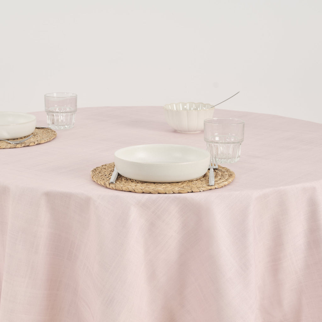 Round stain-resistant tablecloth 0120-312